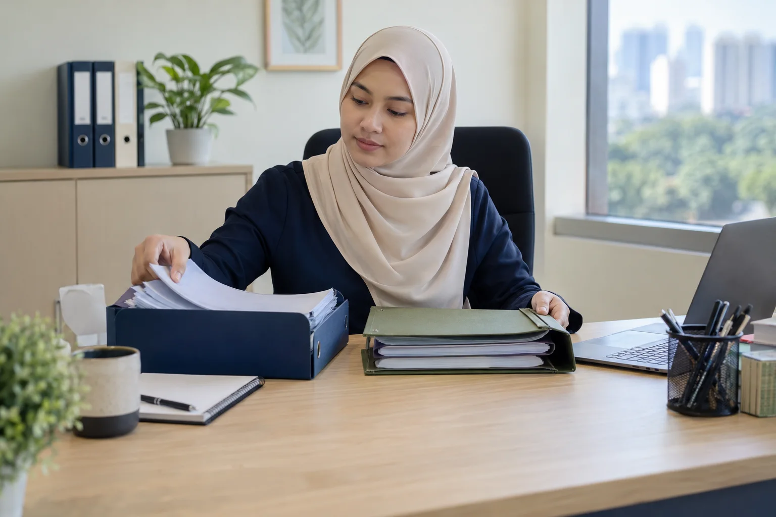Ilustrasi penyusunan dokumen takaful kumpulan